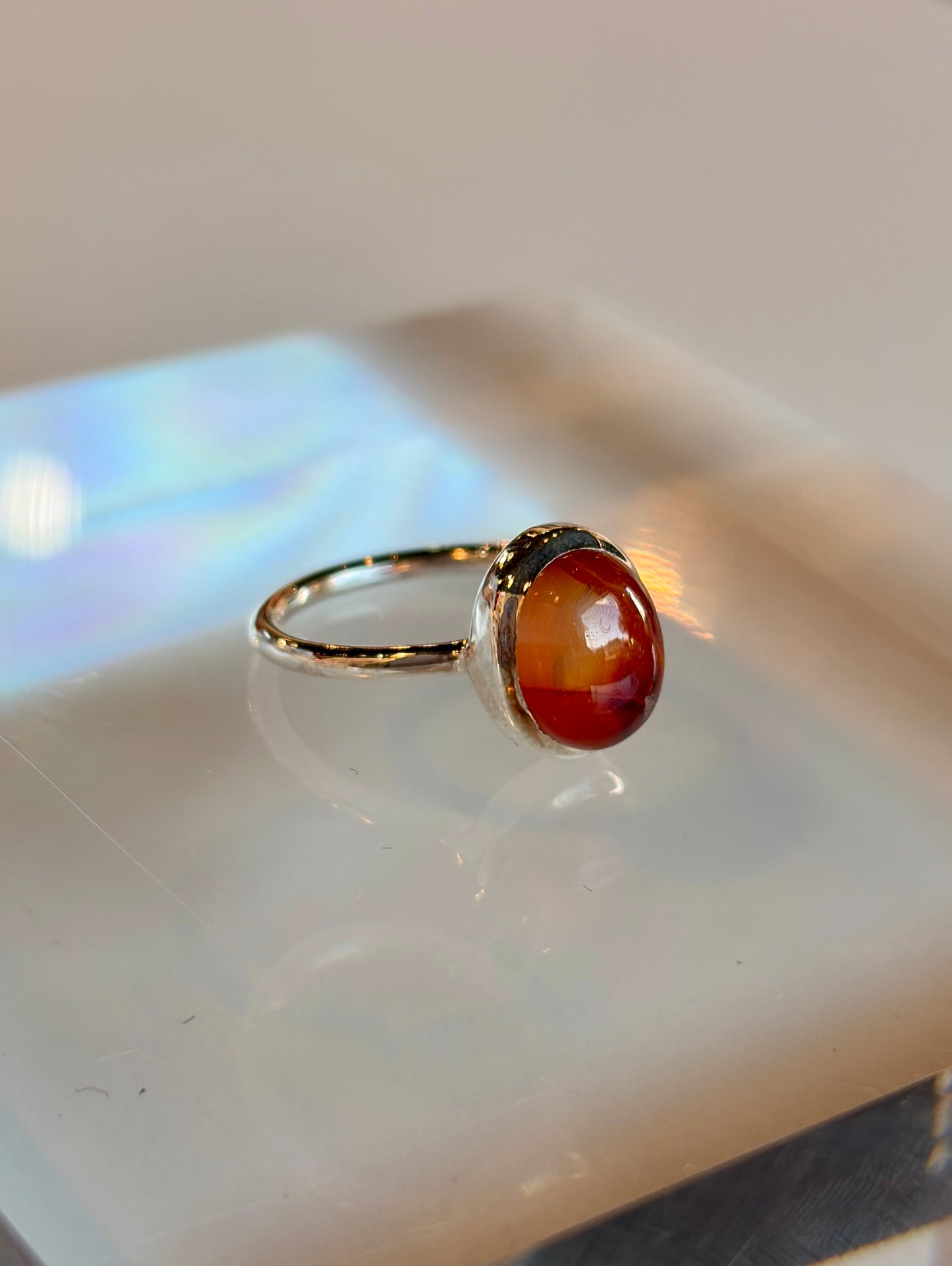 Carnelian Ring Size 5