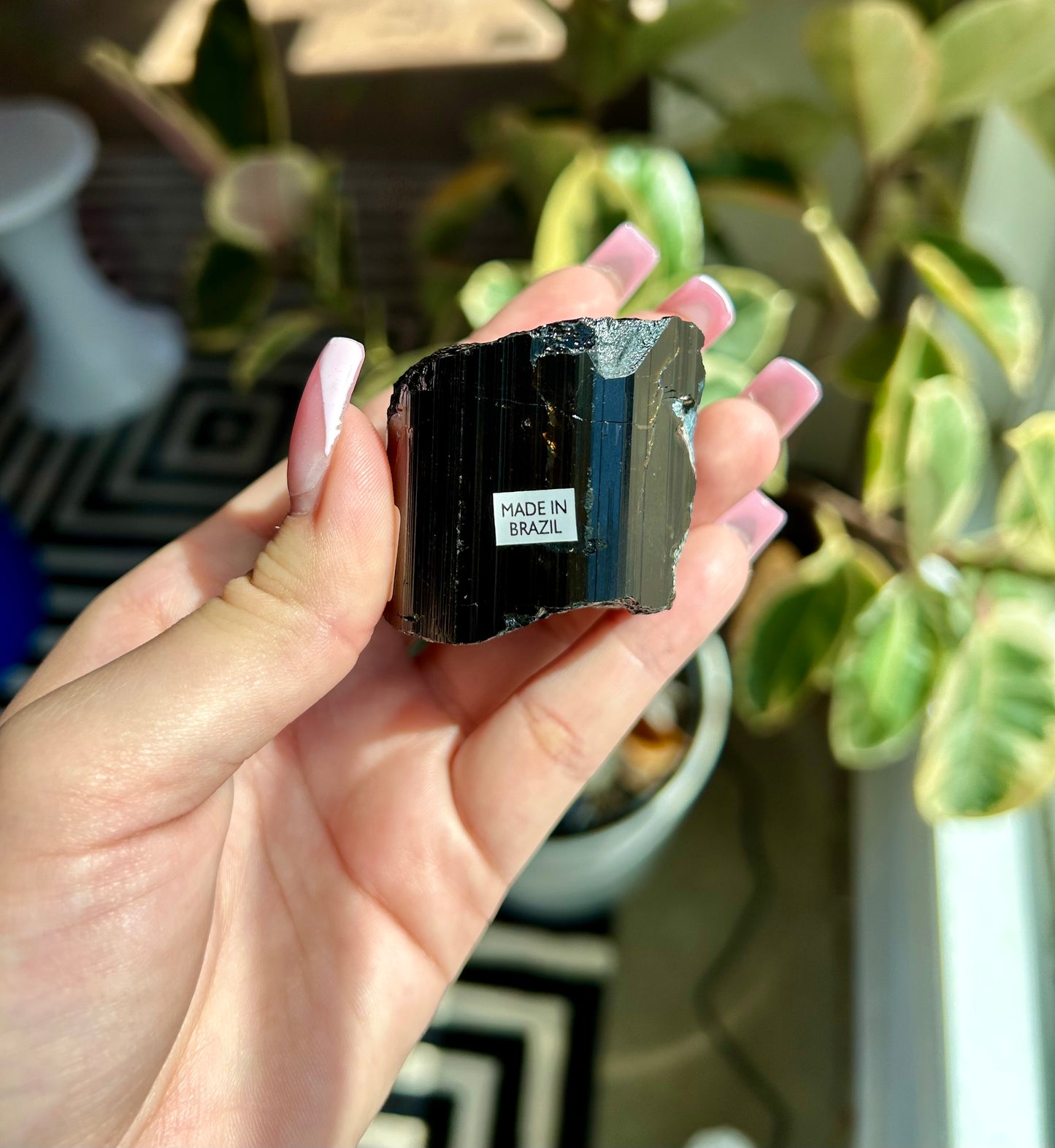 AAA+ Unpolished Black Tourmaline