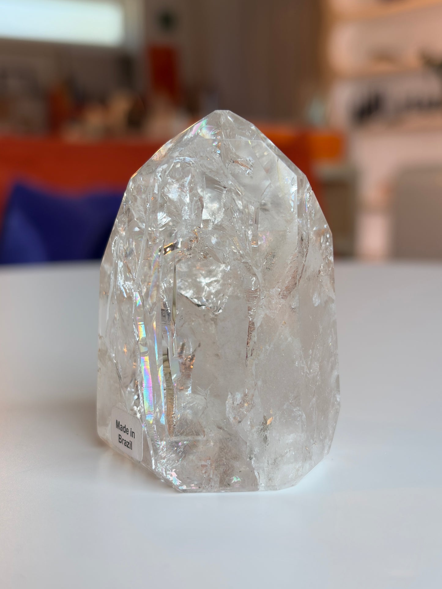 Brazilian Crackle Quartz Tower CQ04