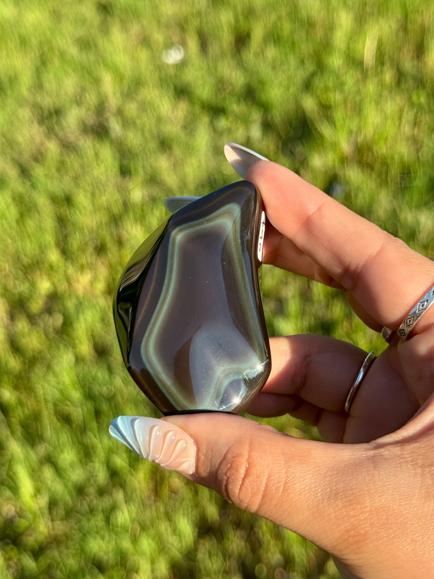 High Grade Rainbow Obsidian Freeform 📍 Mexico | RO-5