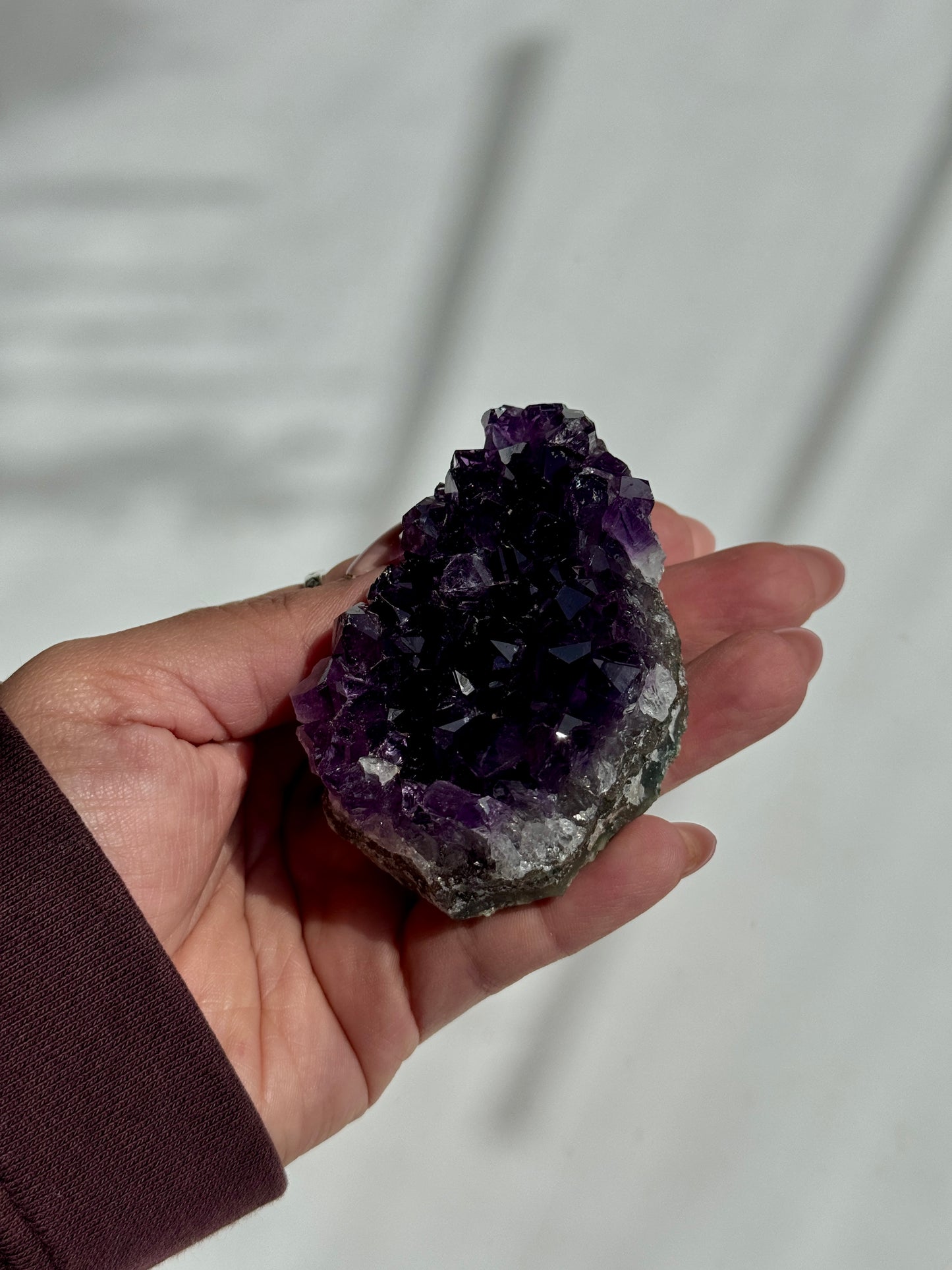 High Grade Deep Purple Amethyst Cluster