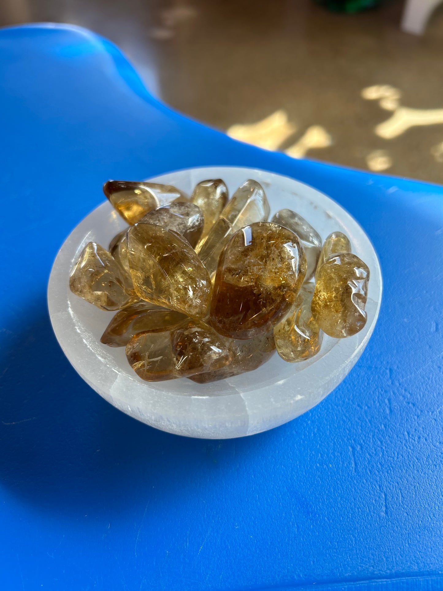 Large Citrine Tumble- AAA
