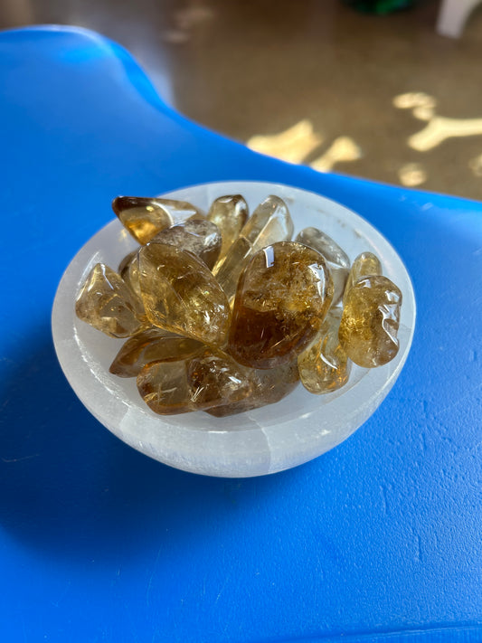 Large Citrine Tumble- AAA