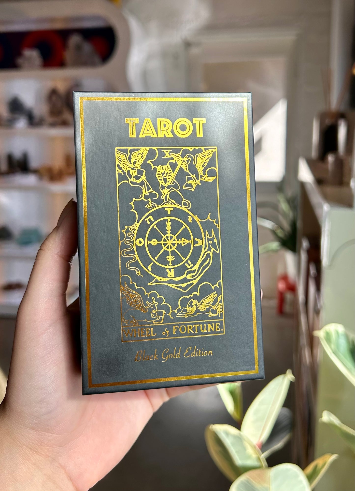 Black Gold Tarot and Guide | Classic Tarot Design and Gold Foil