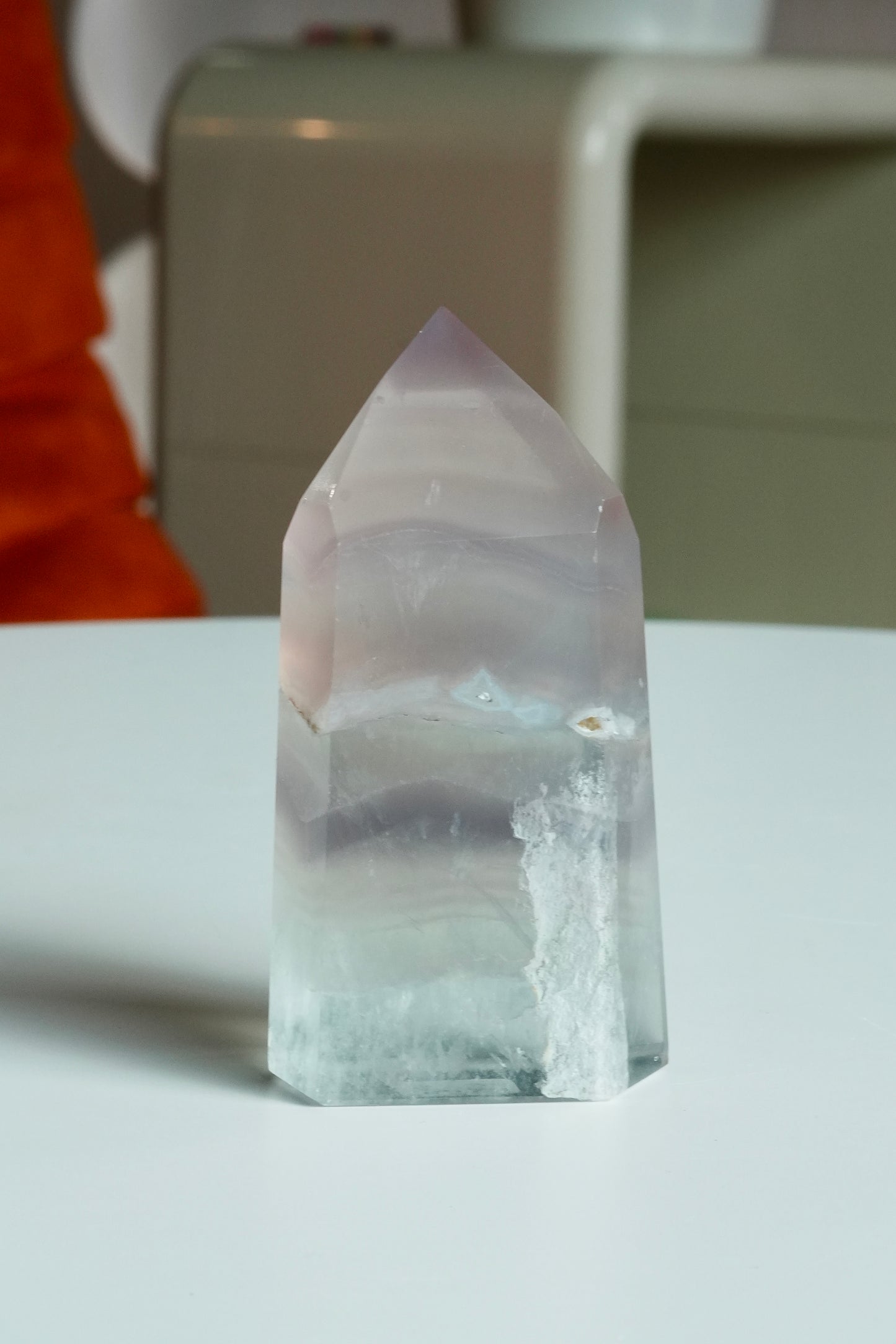 Lavender Rainbow Fluorite Tower