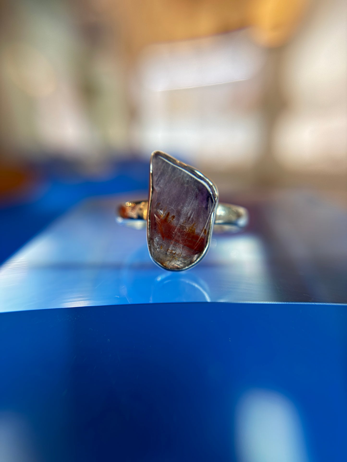 Super 7 Ring Size 11 Sterling Silver