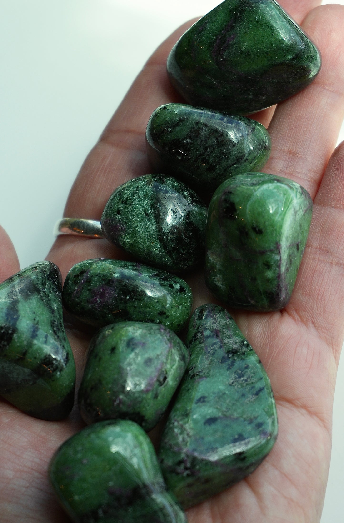 Ruby Zoisite Tumbled