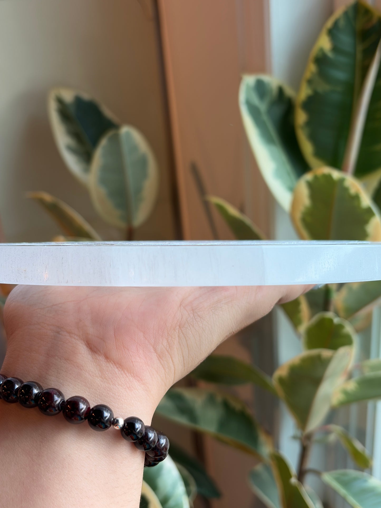 Extra Large Selenite Flower Of Life Charging Plate