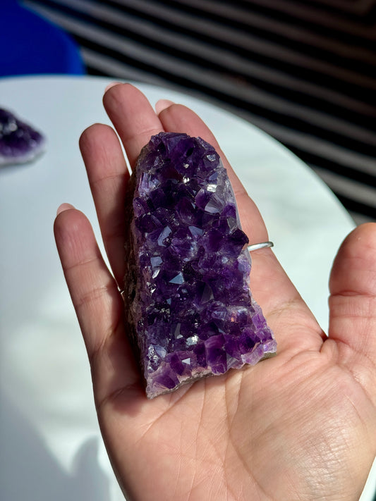 High Grade Deep Purple Amethyst Cluster