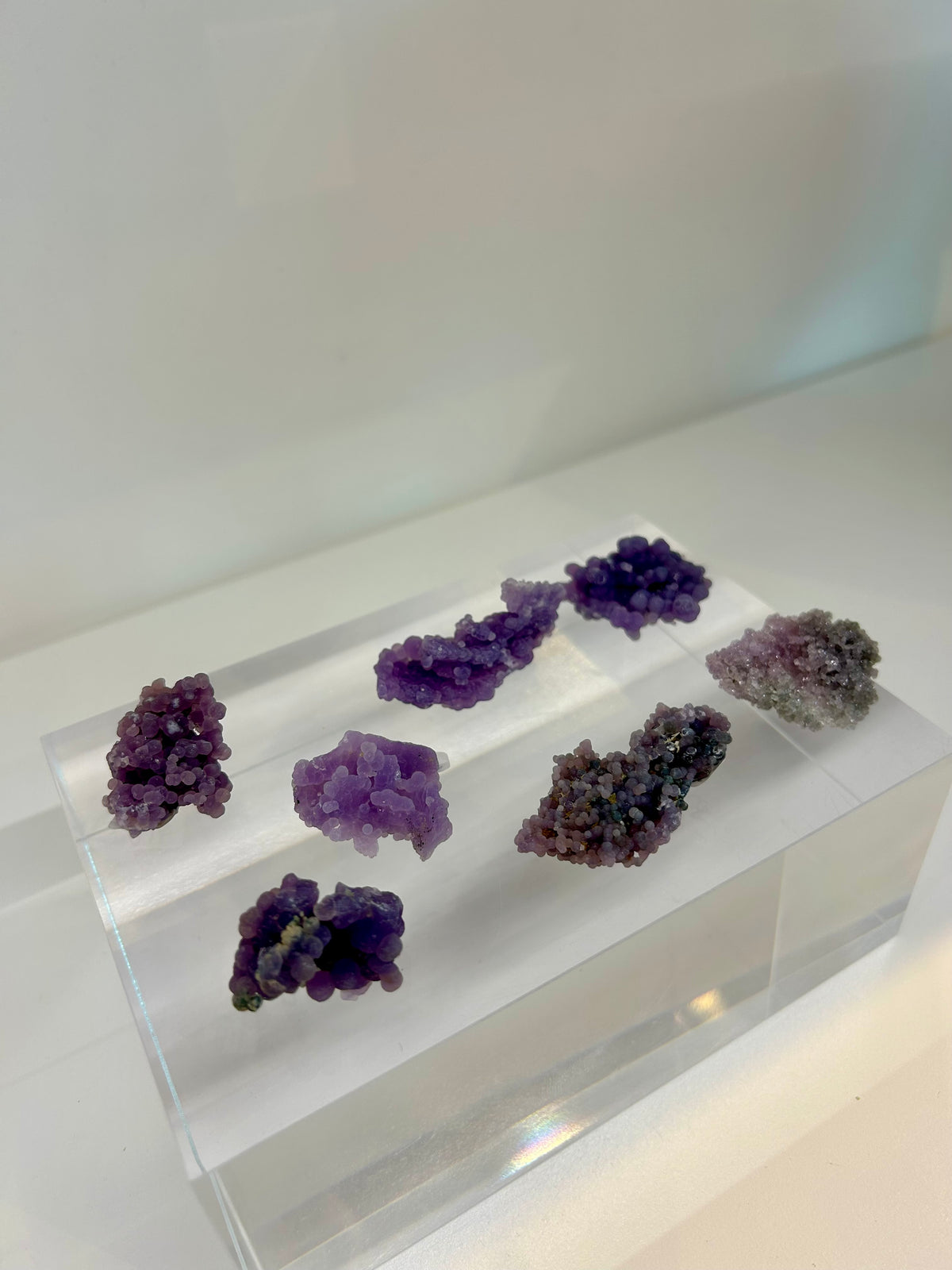 Natural Grape Agate Cluster GA9