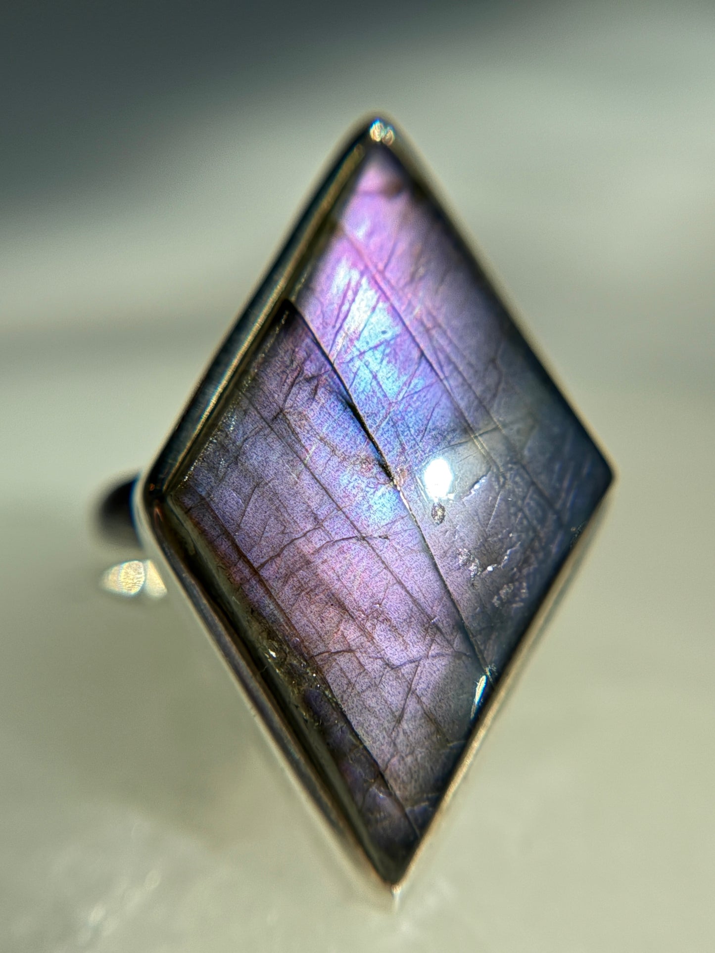 Labradorite Ring Size 10 - Sterling Silver .925