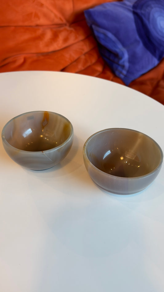 Banded Agate with Carnelian Mini Bowl