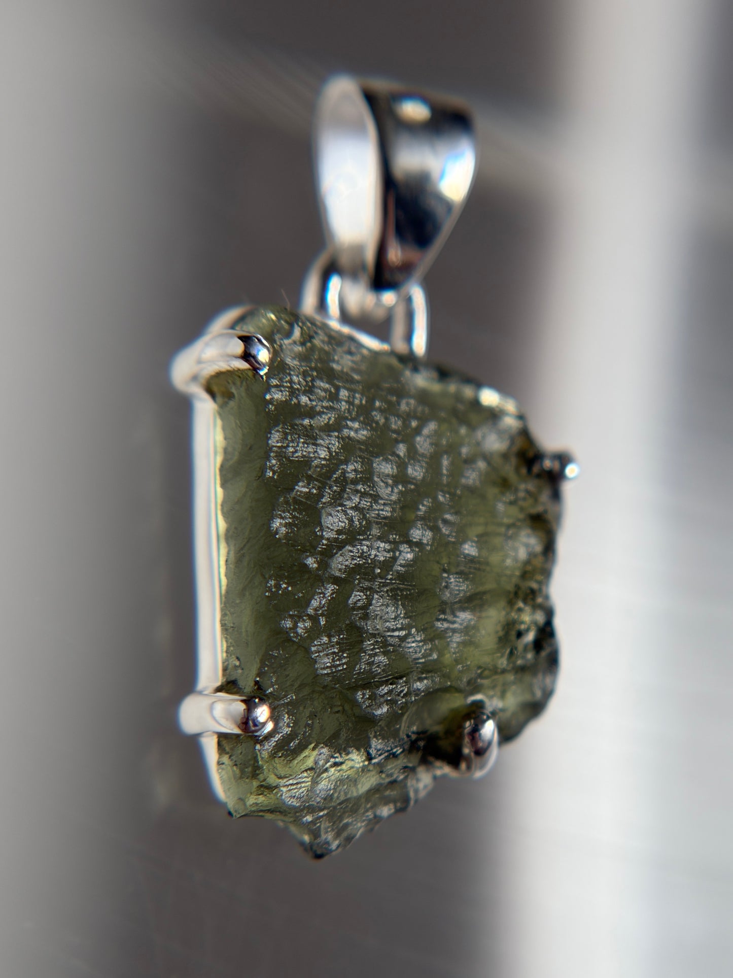 Moldavite Pendant