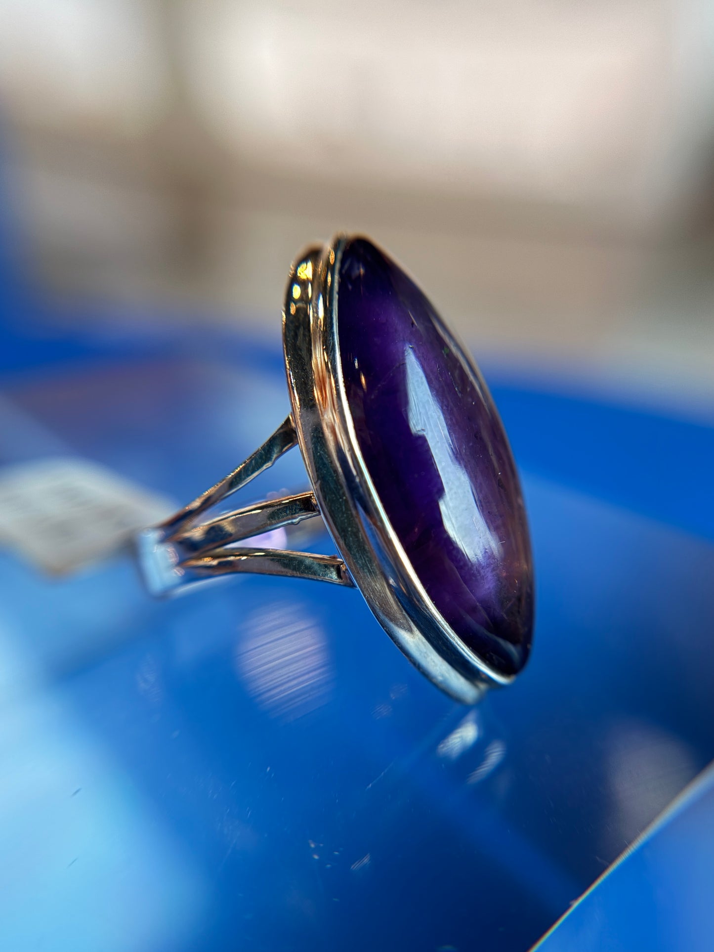 Amethyst Ring Size 7 Sterling Silver
