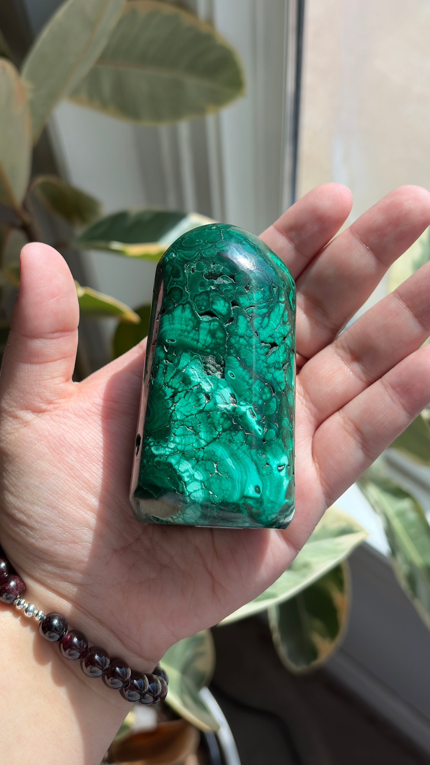 High Grade Polished Malachite Freeform
