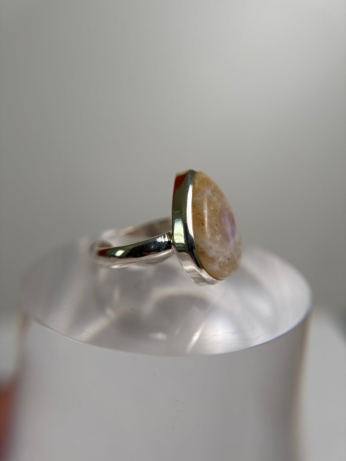 Violet Opal Ring Size 9
