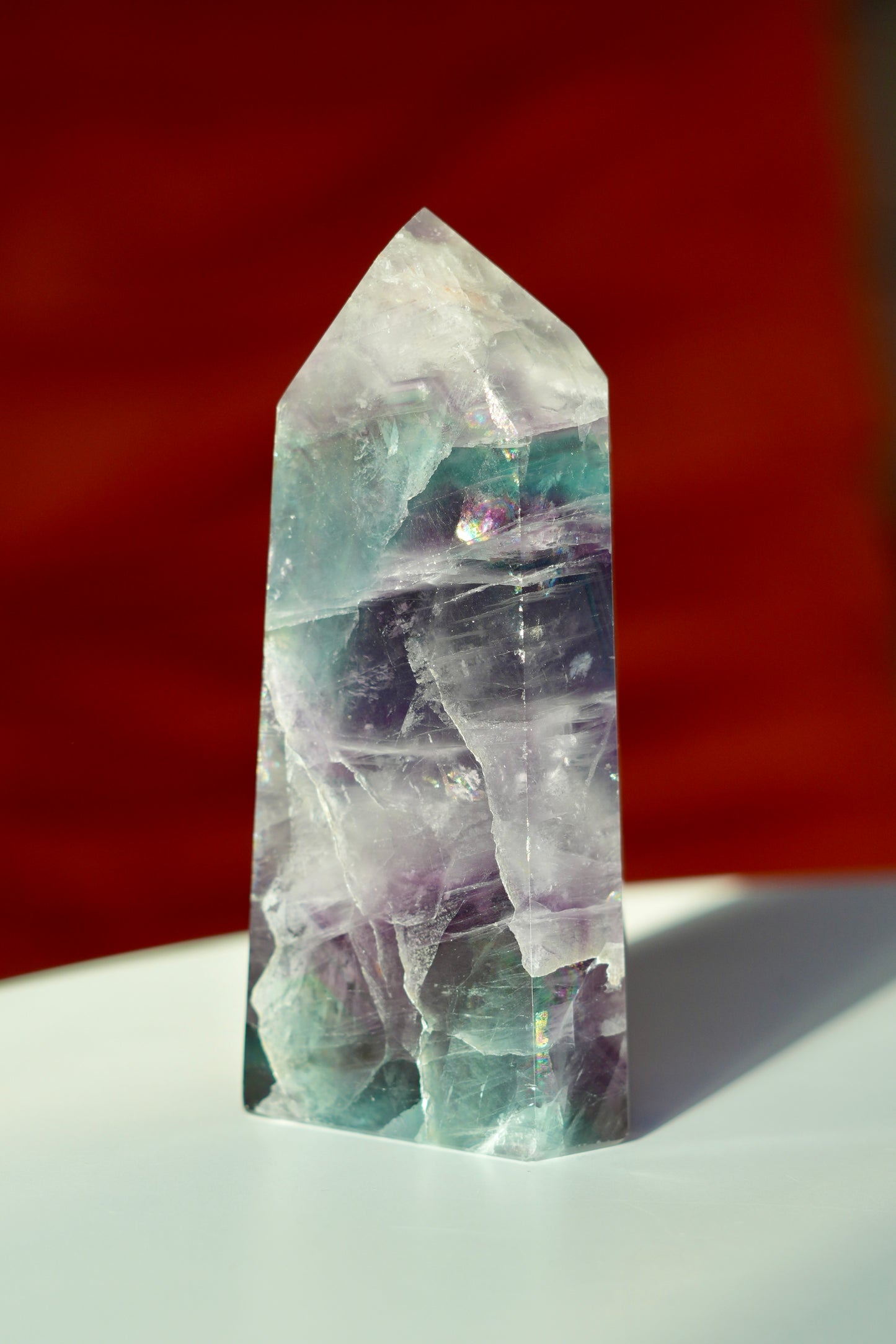 Rainbow Fluorite Tower