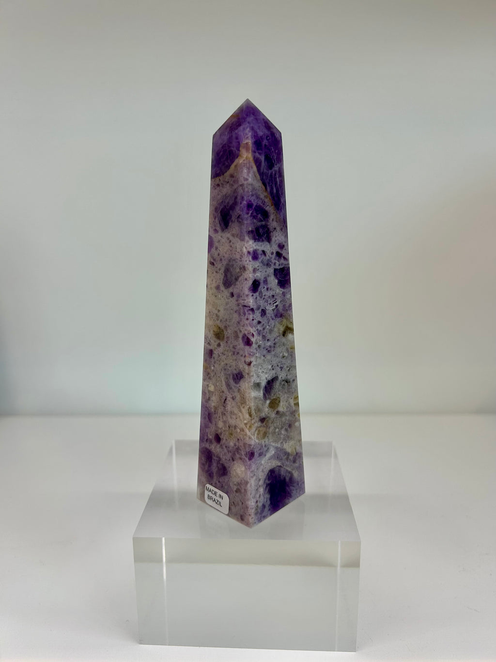 Brazilian Chevron Amethyst Tower- CAT 7