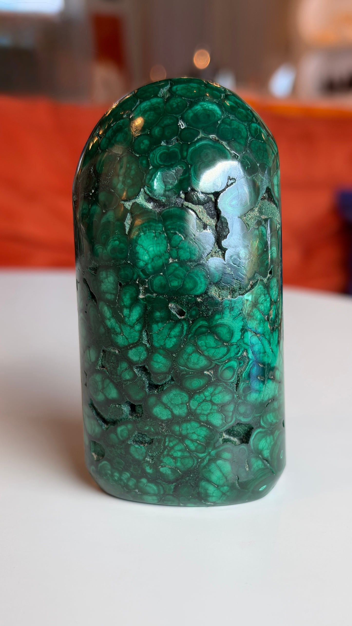 High Grade Polished Malachite Freeform