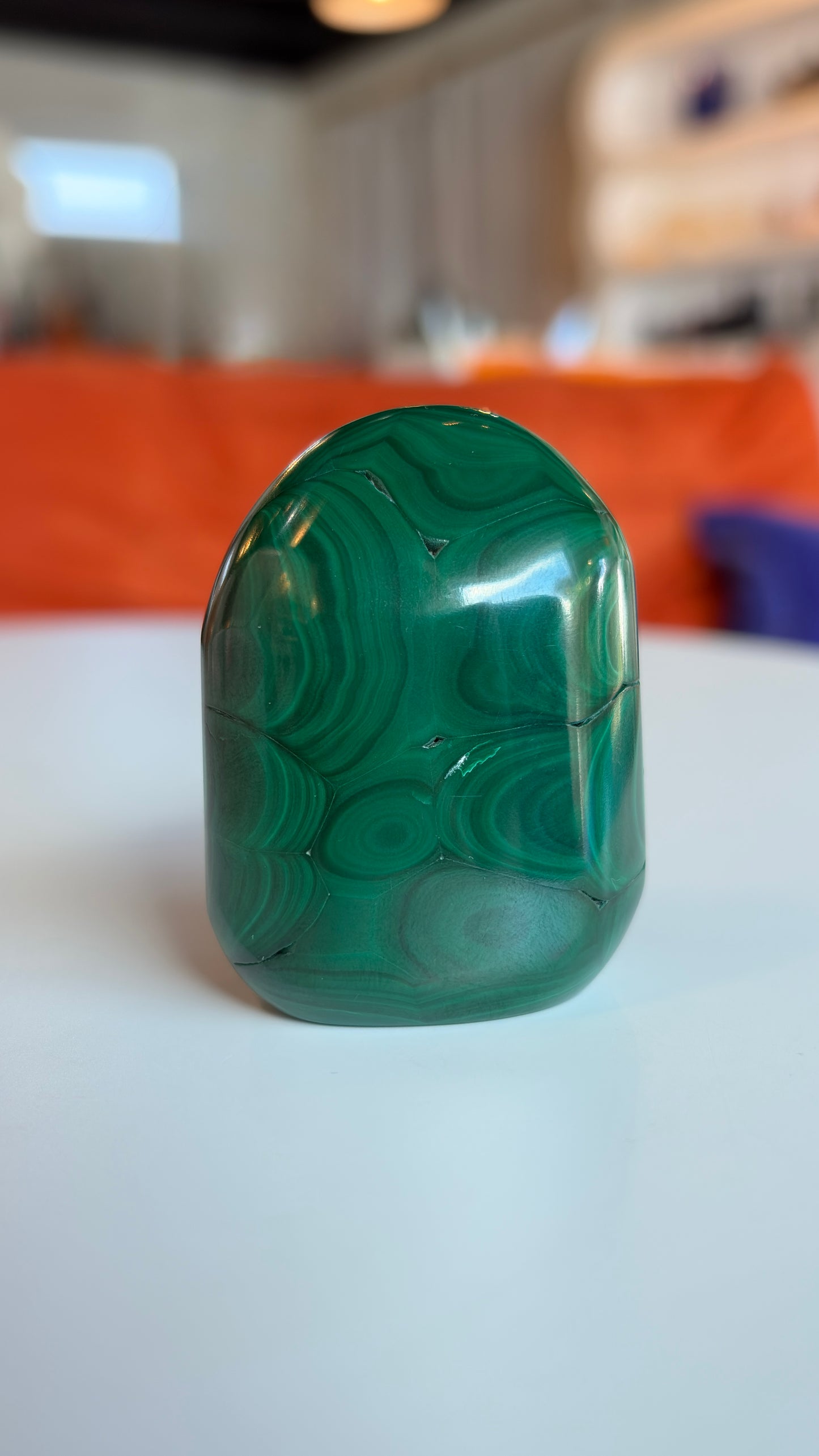 High Grade Polished Malachite Freeform