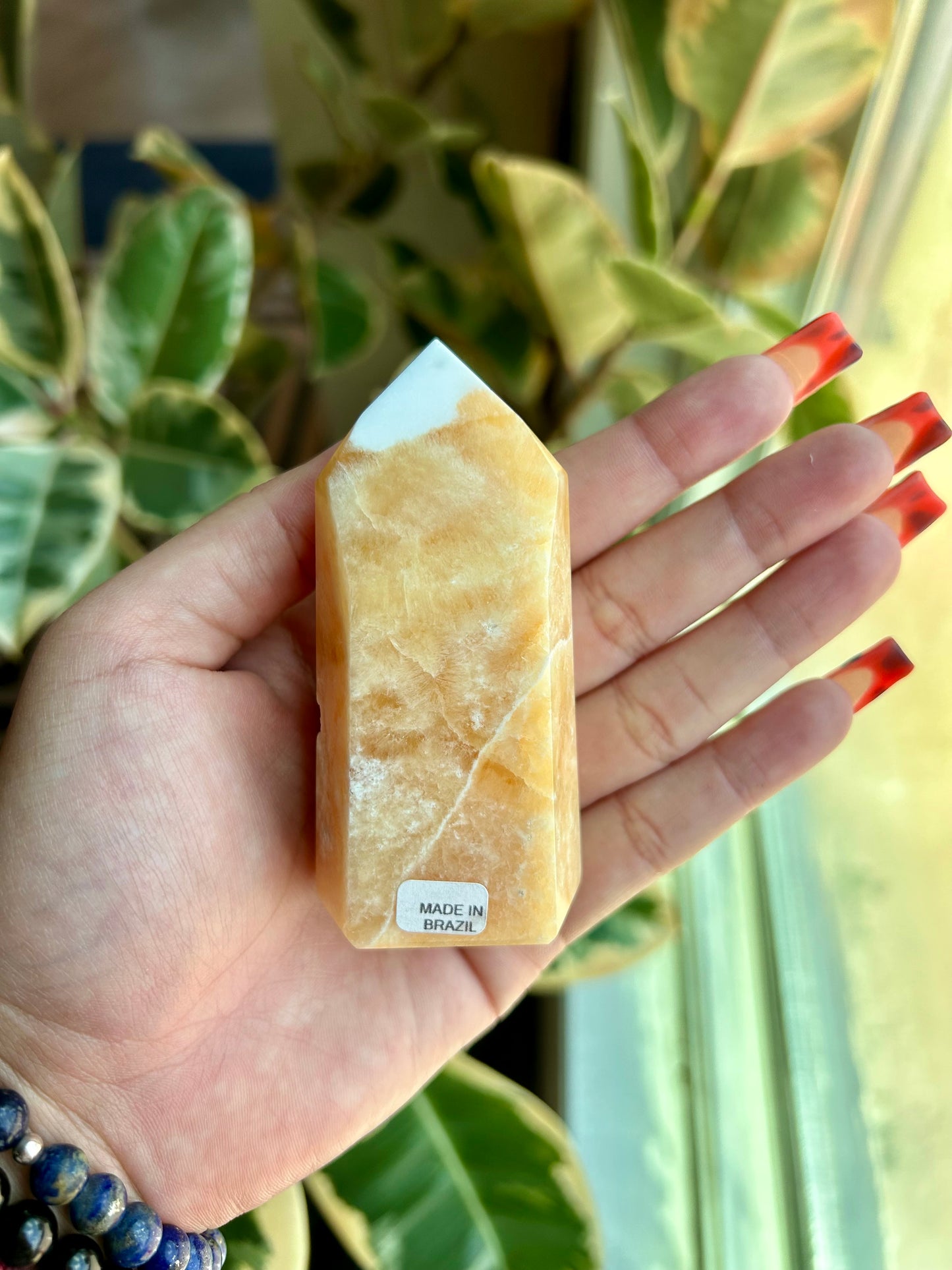 Orange Calcite Tower -OCT2