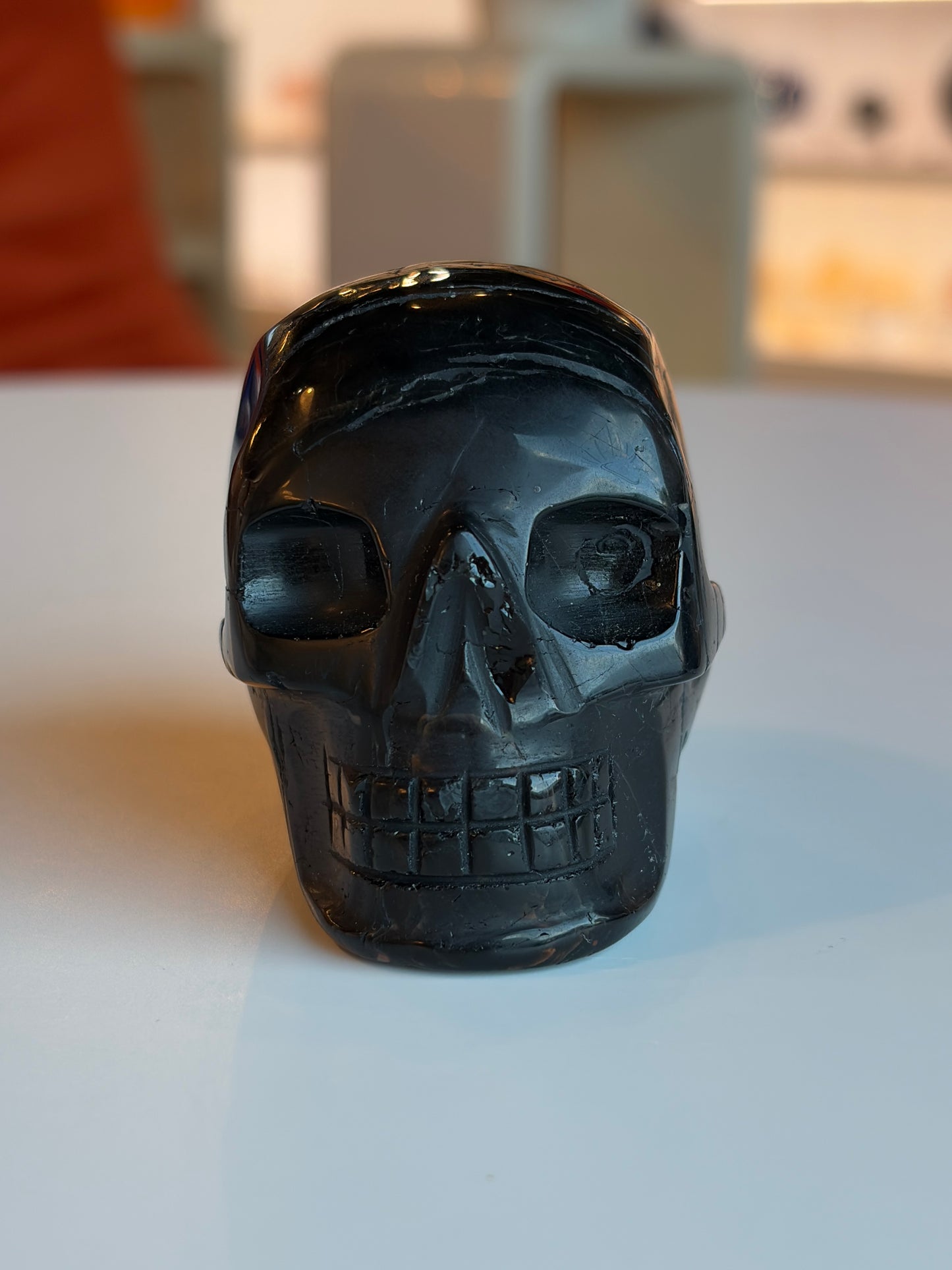 Black Tourmaline Skulls