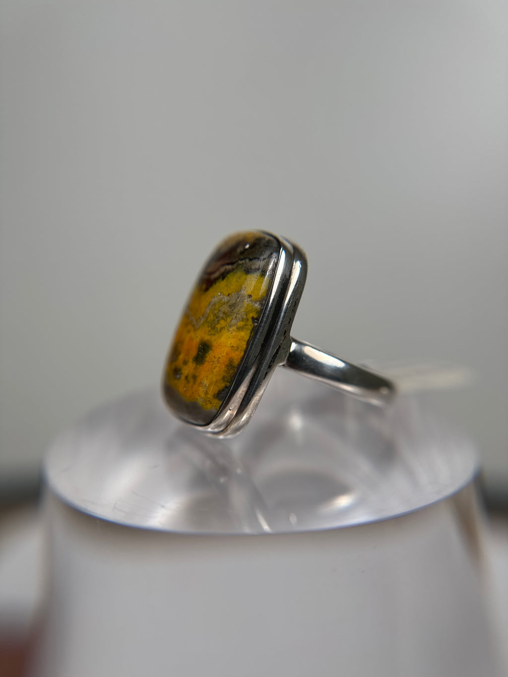 Bumblebee Jasper Ring Size 11