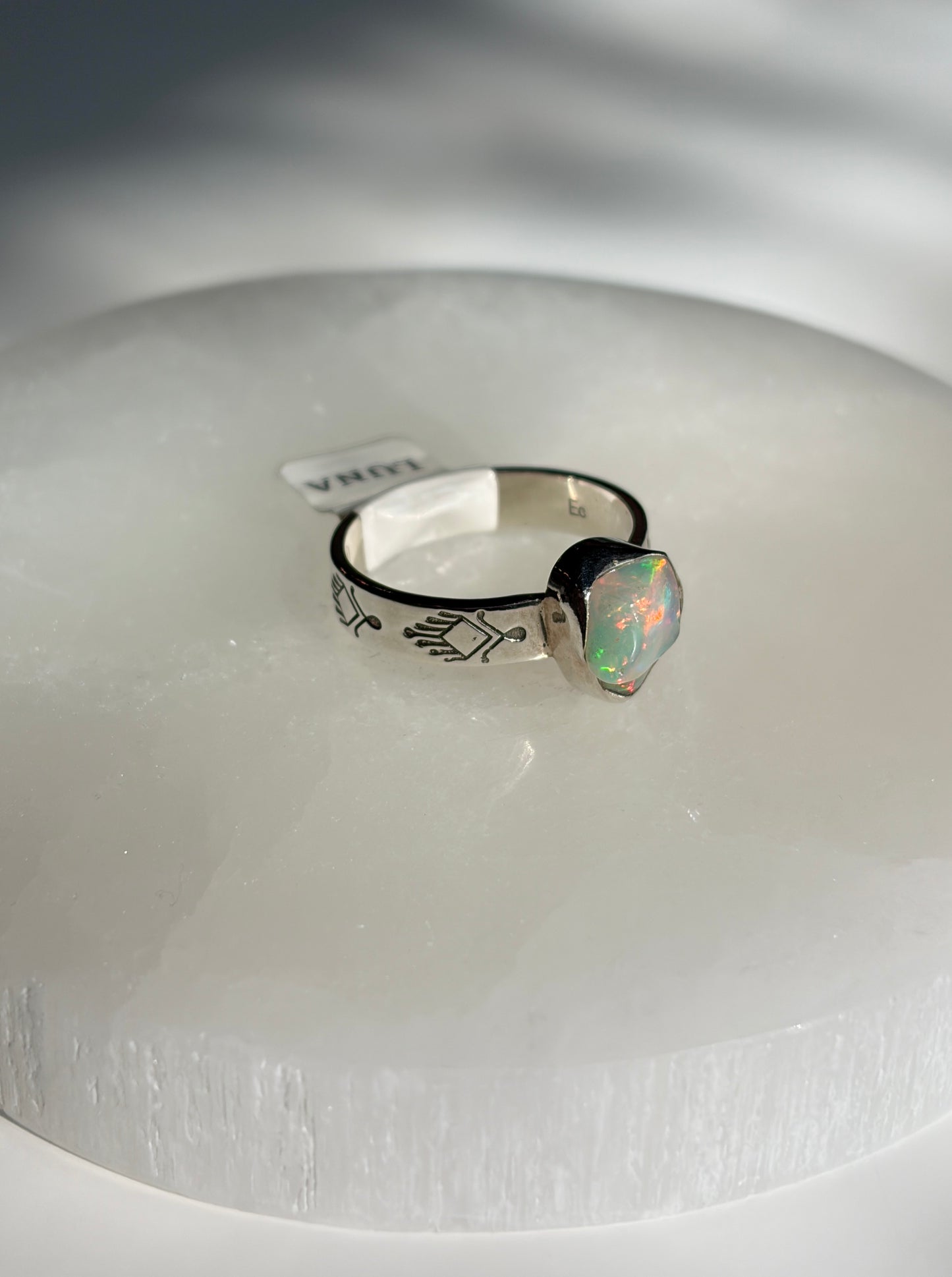 Opal Ring Size 11 - Sterling Silver .925