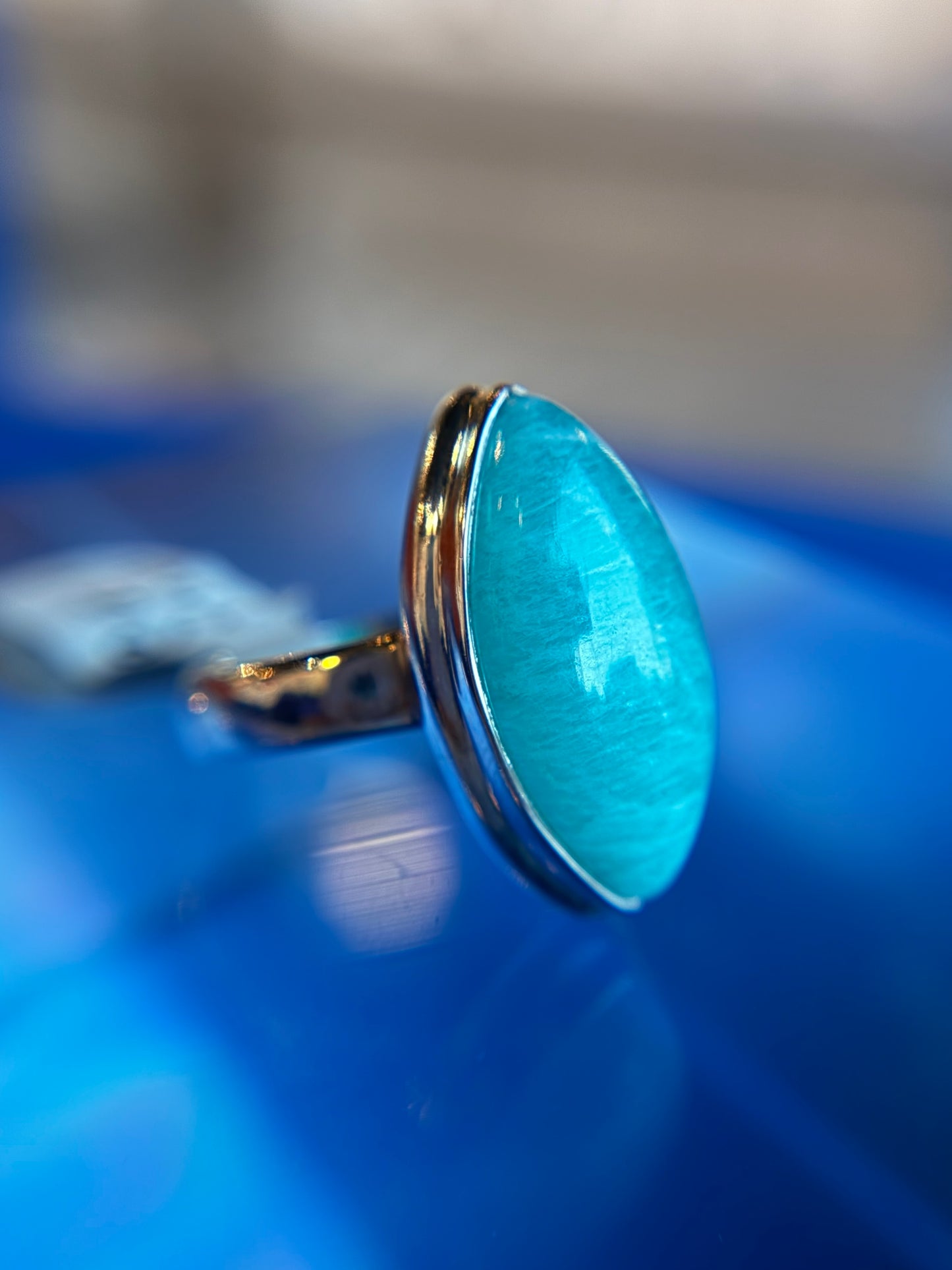 Amazonite Ring Sterling Silver
