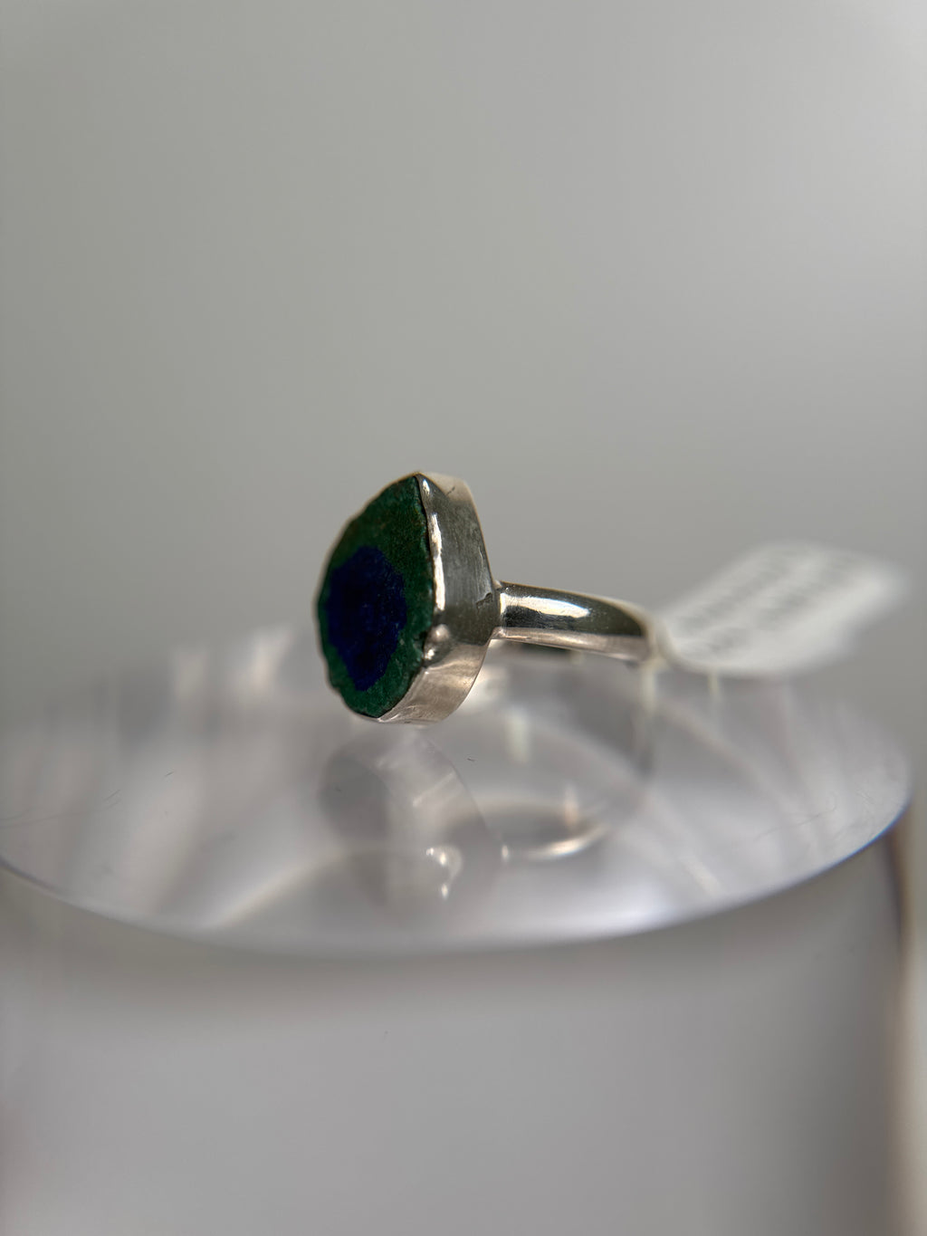 Blueberry Azurite Ring Size 5