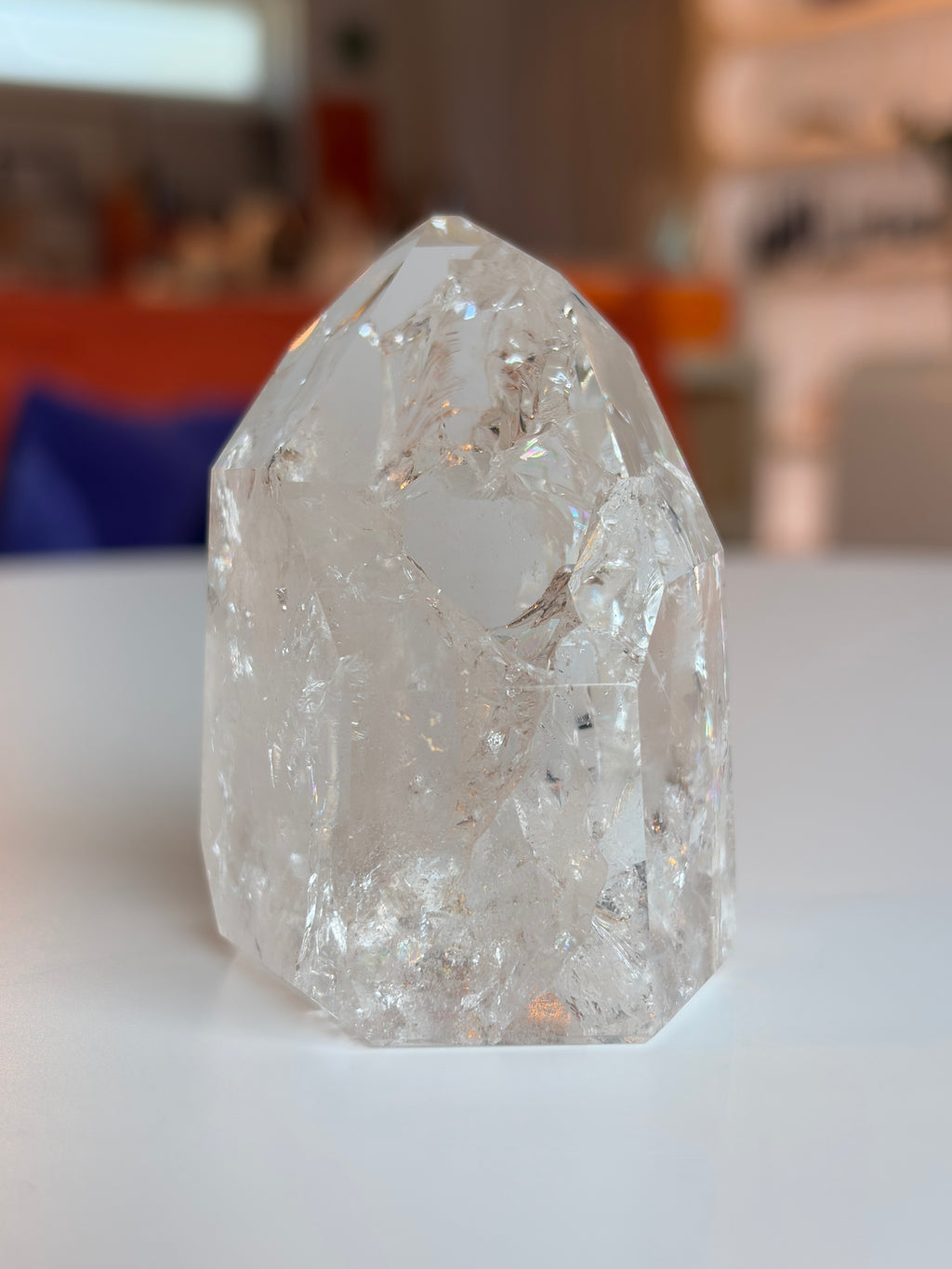 Brazilian Crackle Quartz Tower CQ04