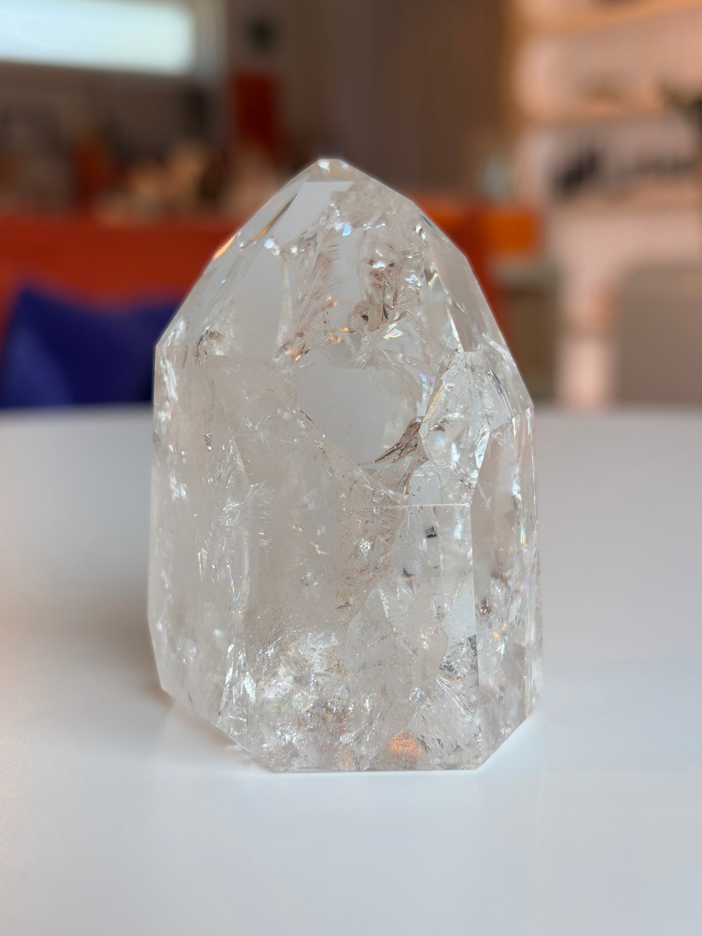 Brazilian Crackle Quartz Tower CQ04