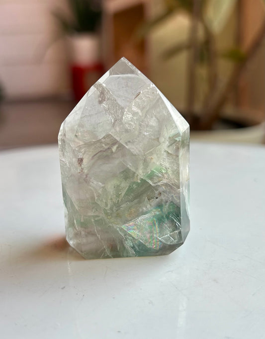 Rainbow Fluorite Tower- RF11
