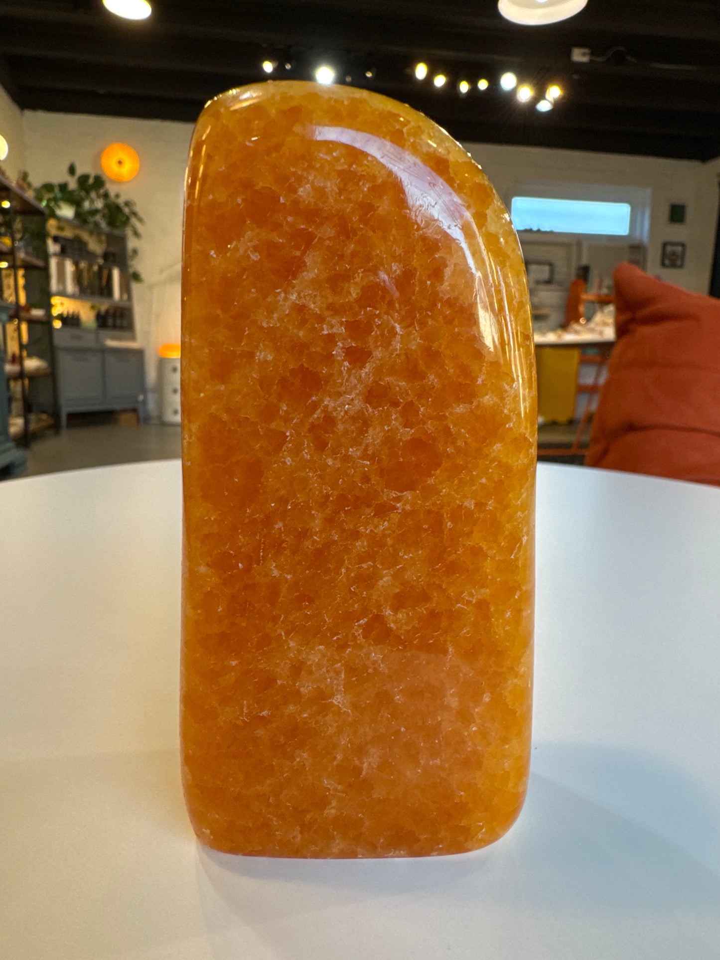 Orange Calcite Freeform #9