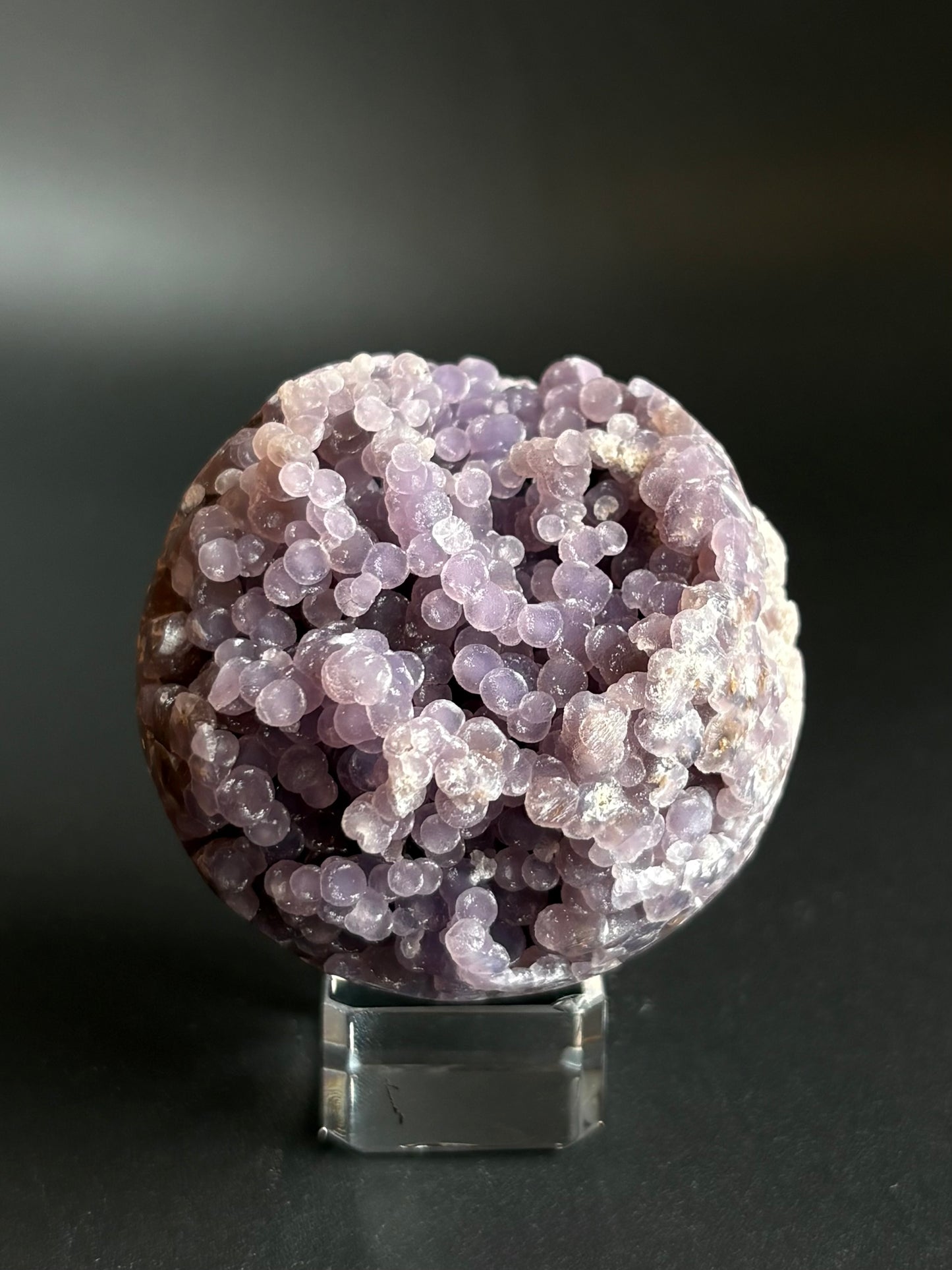 Indonesian Natural Grape Agate Sphere ￼