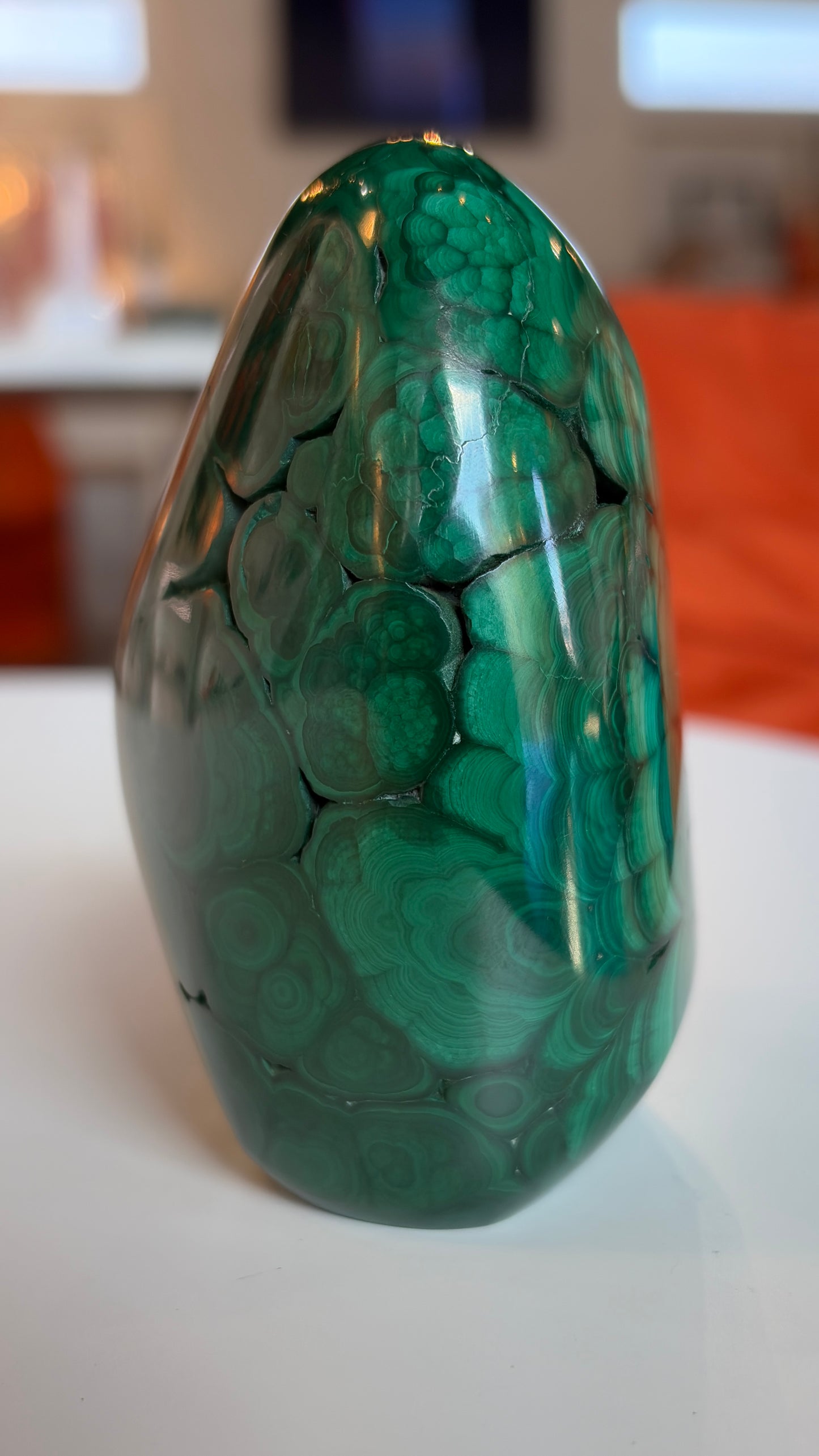 High Grade Polished Malachite Freeform