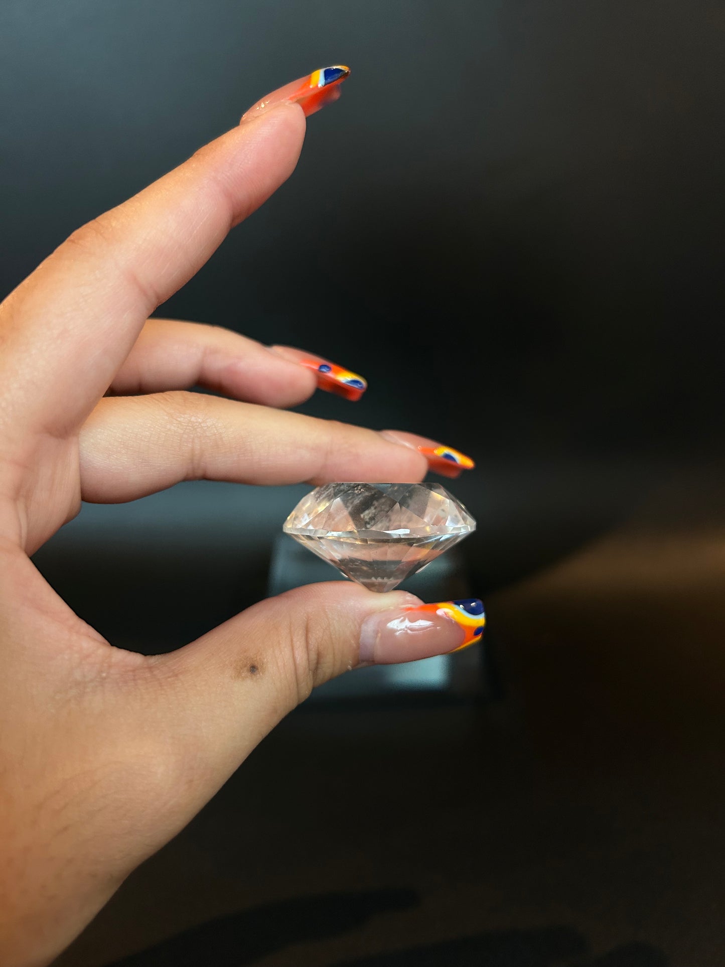 Diamond Cut Clear Quartz: DQ3
