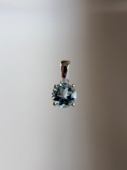 Blue Topaz Pendant
