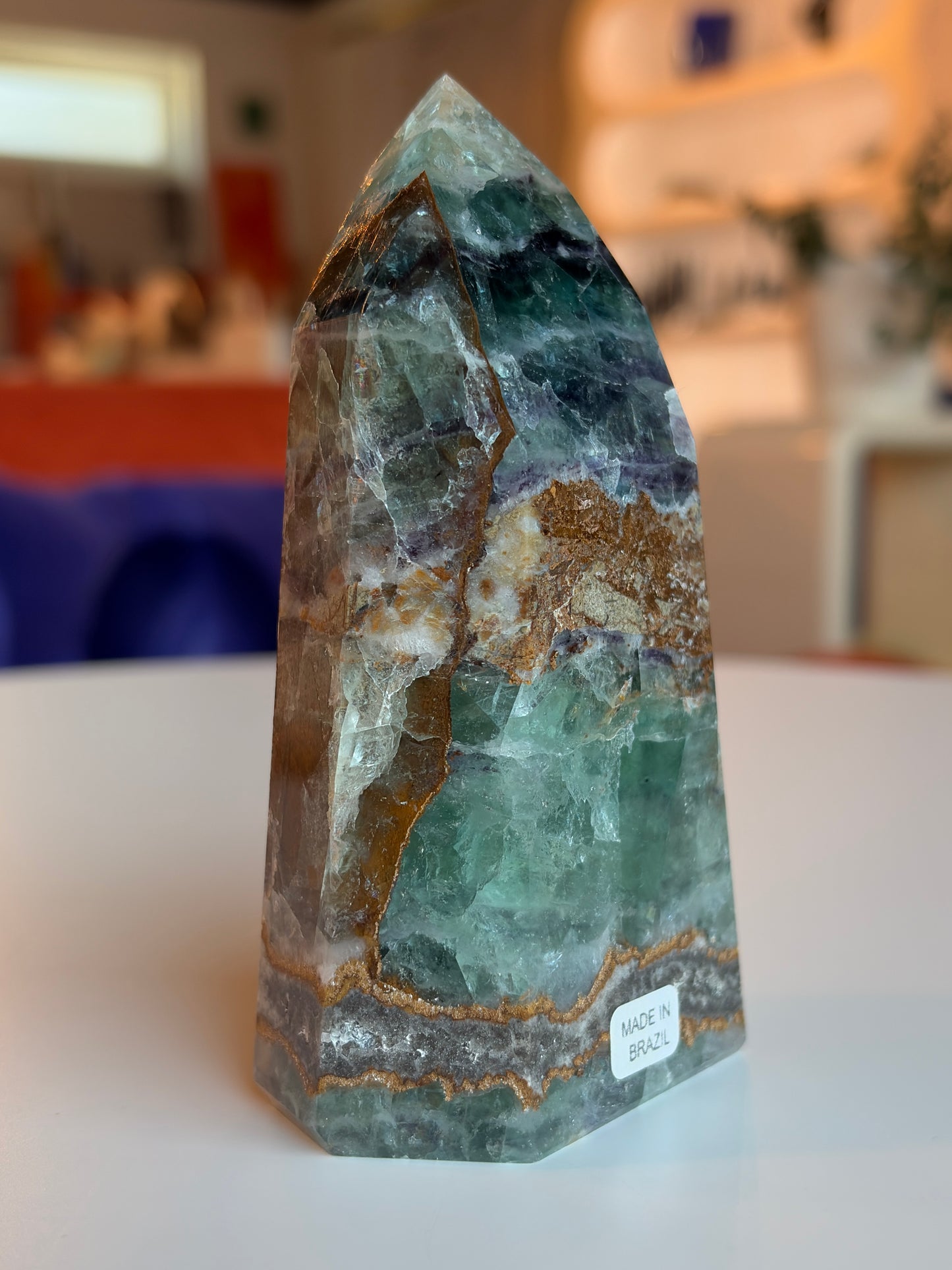 Rainbow Fluorite Tower RF-2