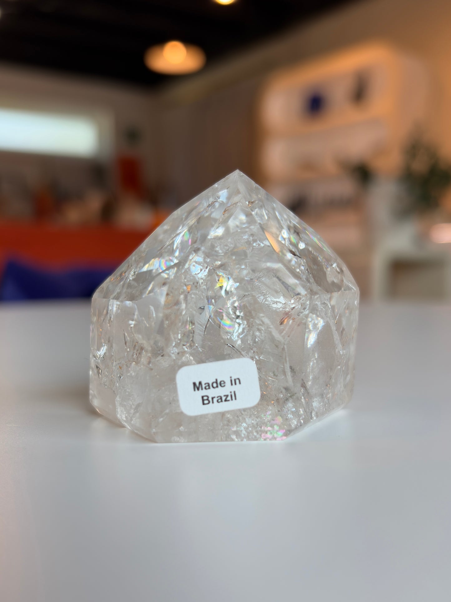 Brazilian Crackle Quartz Tower CQ07