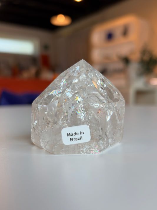 Brazilian Crackle Quartz Tower CQ07