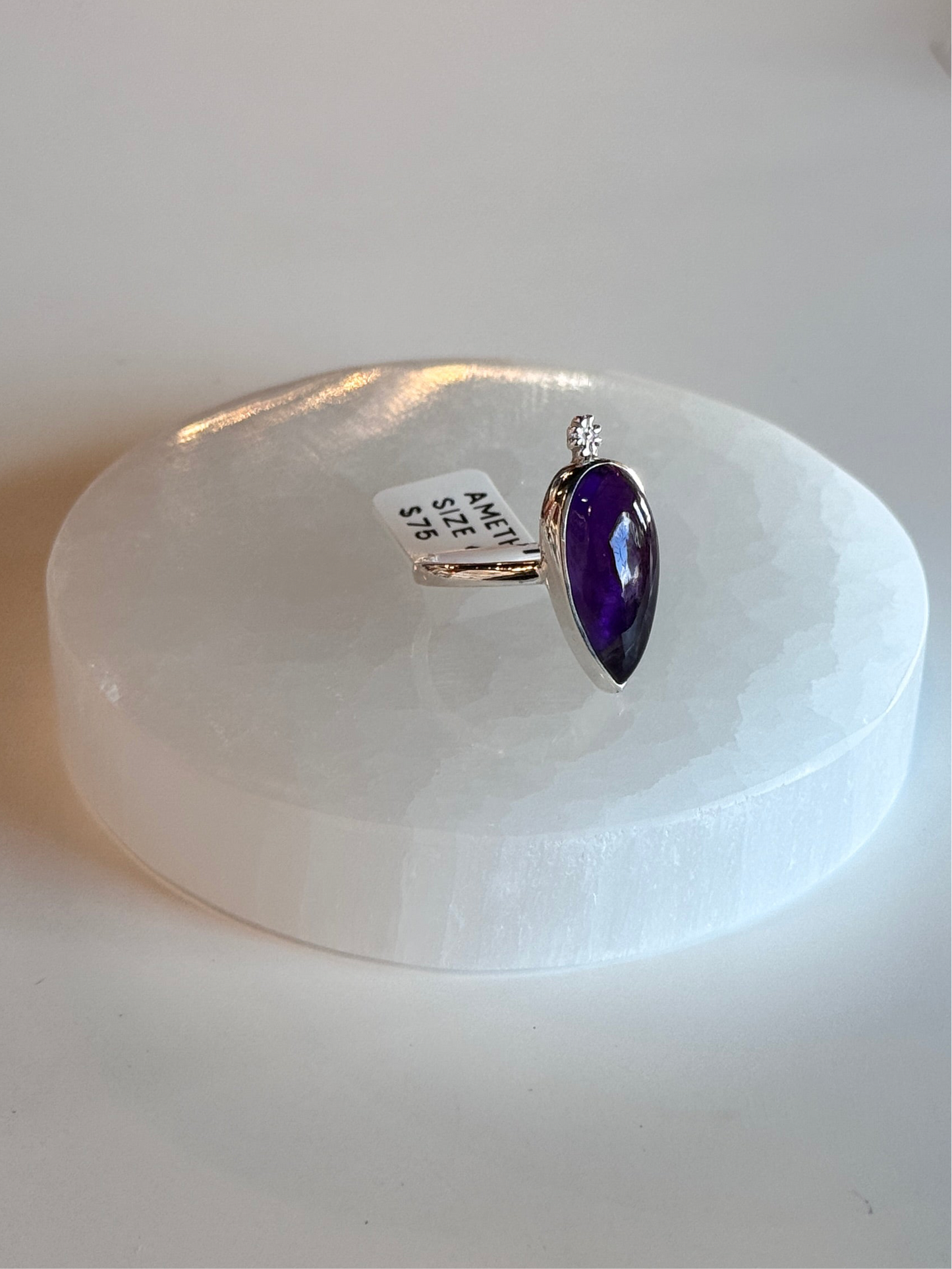 Amethyst Ring Size 6 | Sterling silver .925