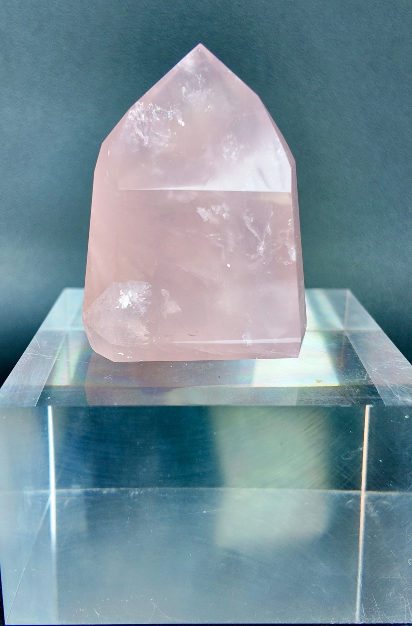 Mini Rose Quartz Tower- MRT6