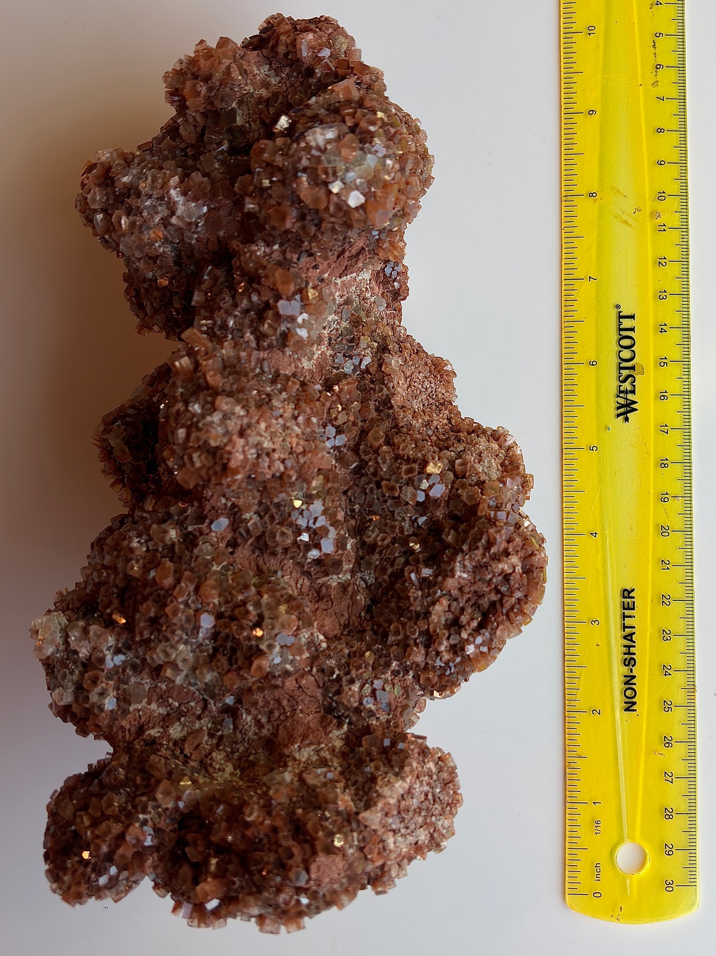 Red Aragonite Large Cluster
