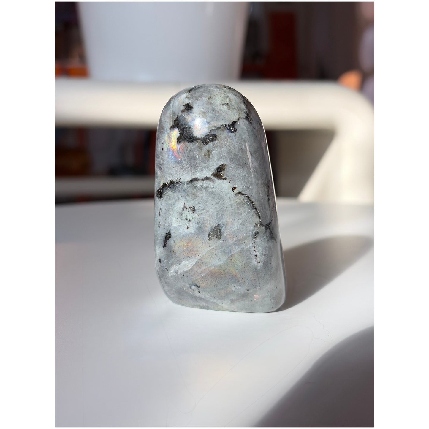 RARE Labradorite & Moonstone Fusion Freeform