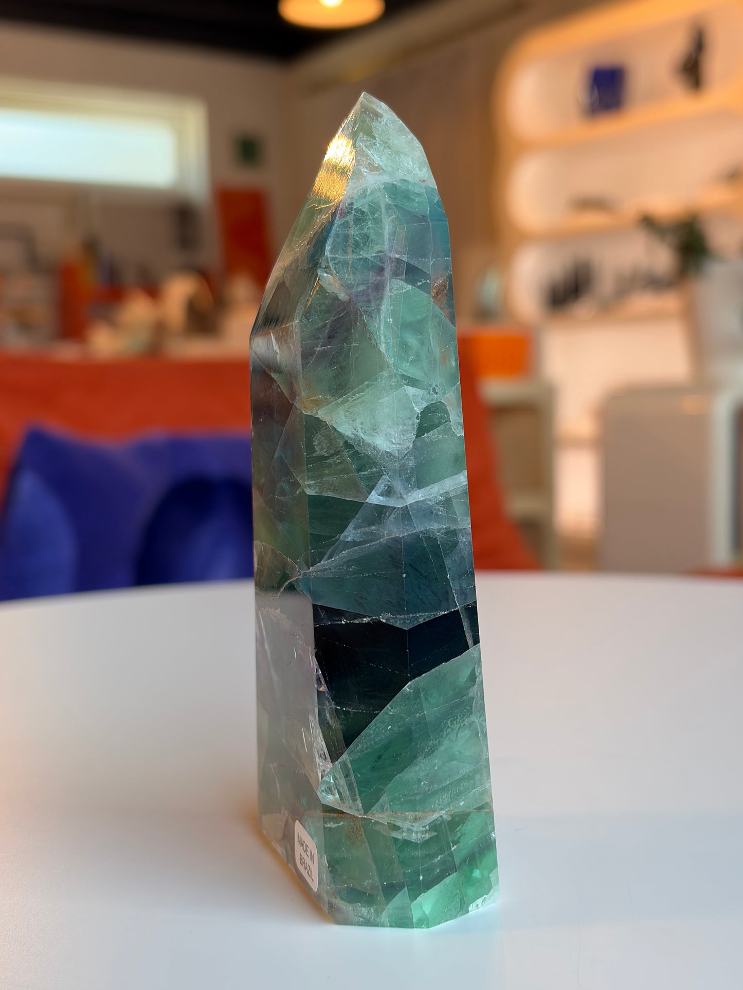 Rainbow Fluorite Tower RF08