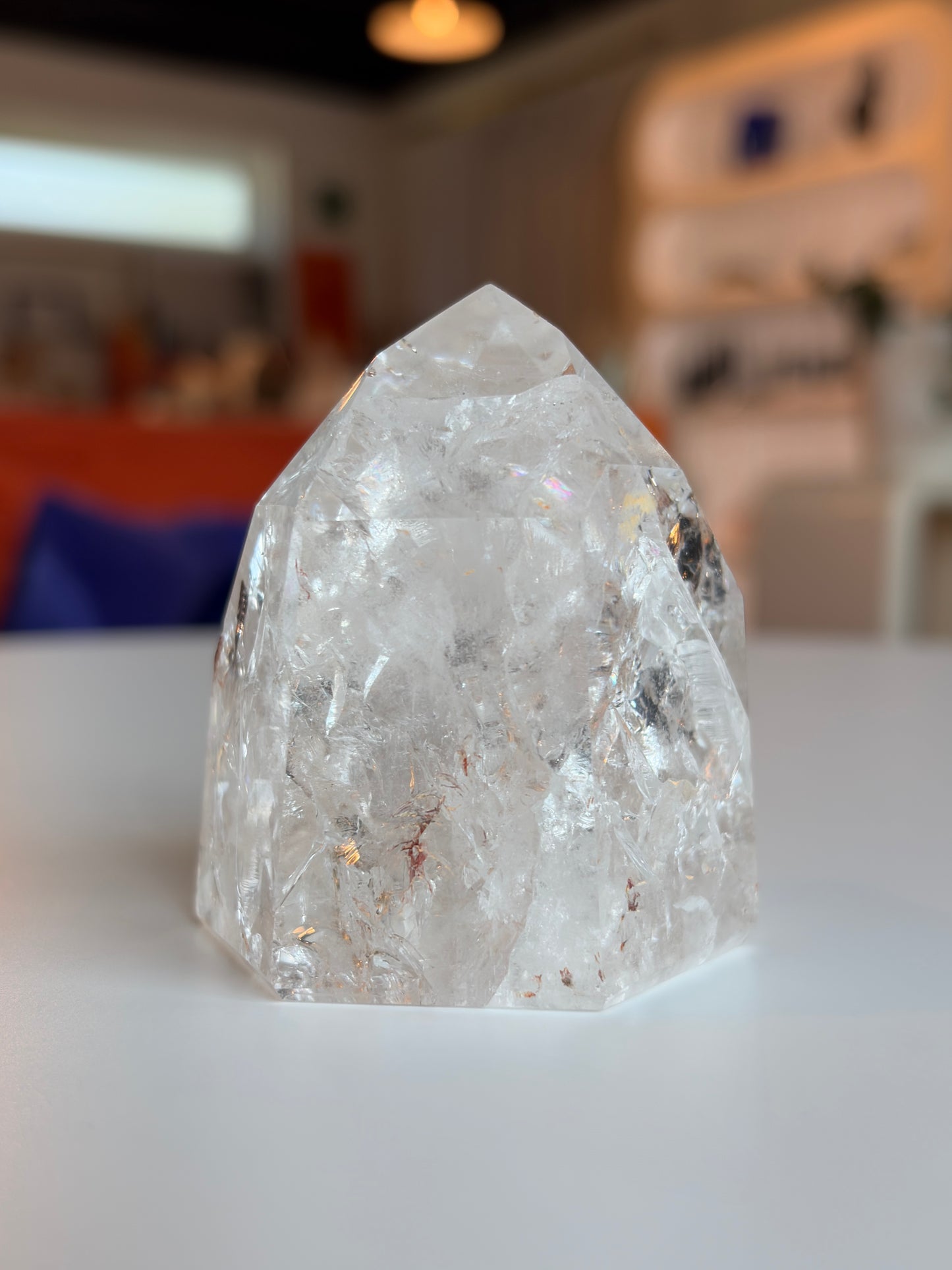 Brazilian Crackle Quartz Tower CQ05