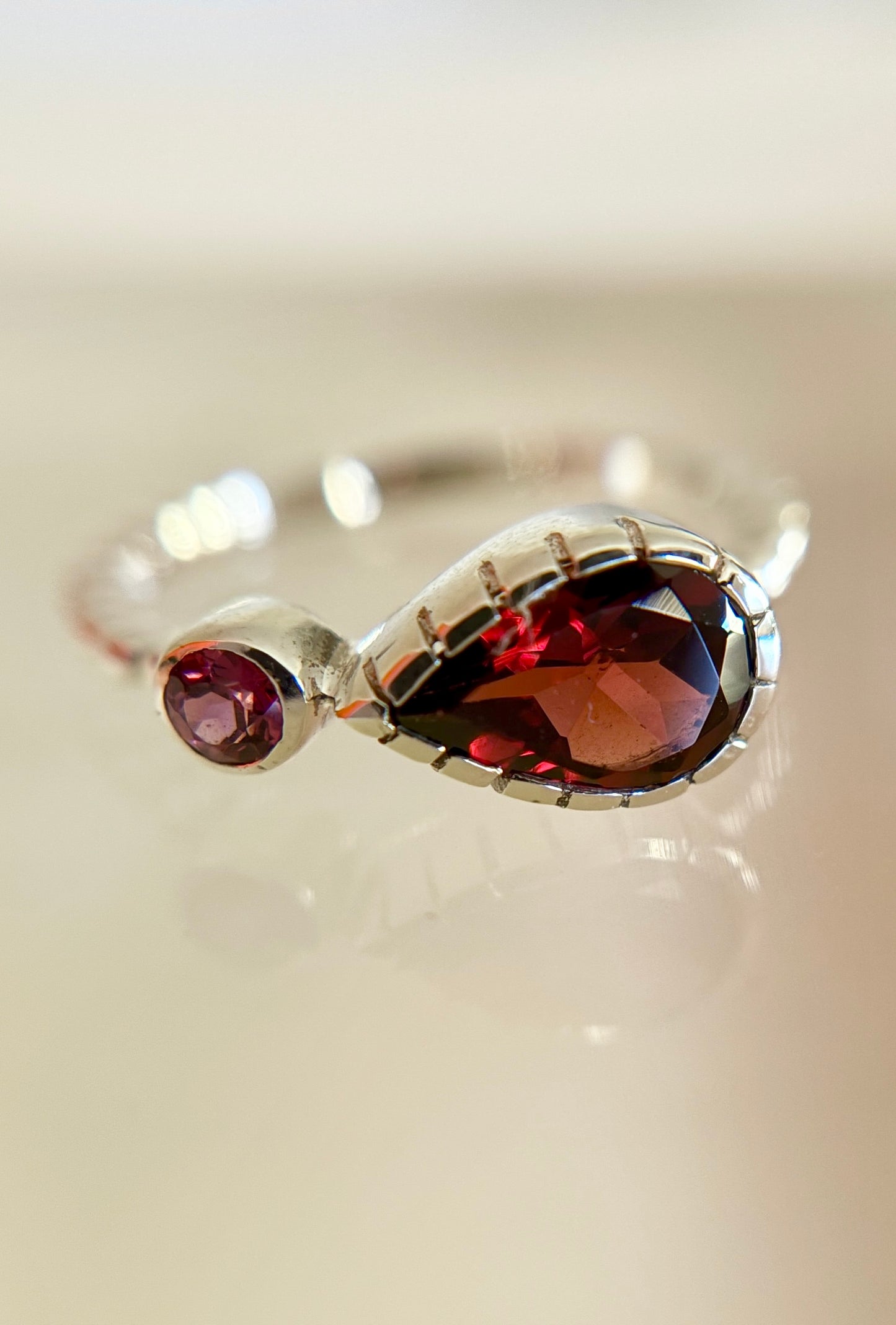Garnet Ring Size 10