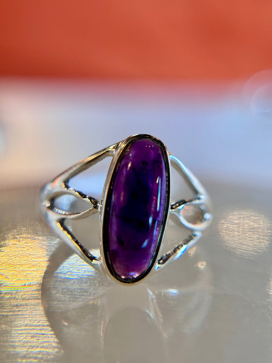 Amethyst Ring Size 8 | sterling silver .925