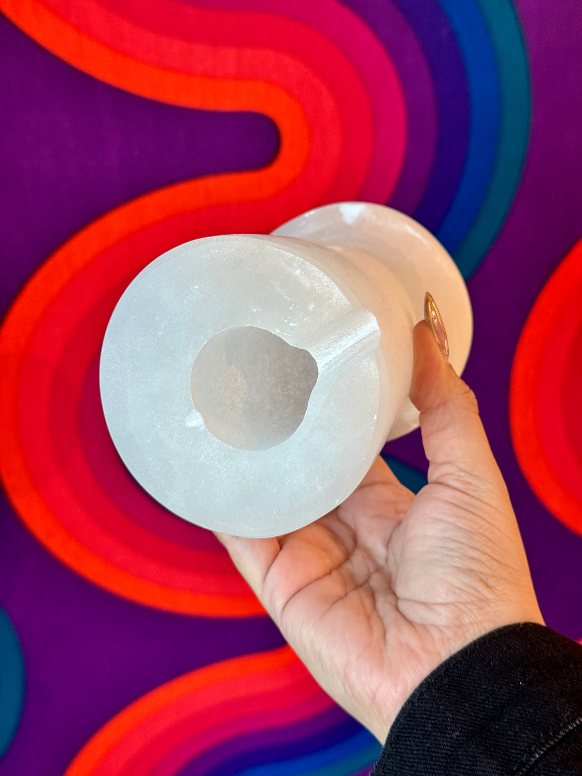 Selenite Mushroom Lamp